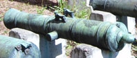 Ствол 3-фунтовой полковой пушки, бронза. 1741 г. Экспозиция ВИМА СПб.