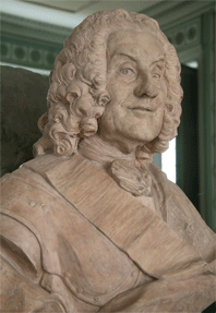 Бюст Жана Флорана де Вальера, генерального инспектора артиллерии (1667-1759) - Buste de Jean Florent de Vallière, Inspecteur général de l'Artillerie (1667-1759), par Jean-Baptiste II Lemoyne