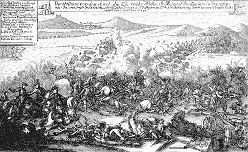 Сражение при Зооре (1745) batle to Soor by von Johann Georg Schmidt