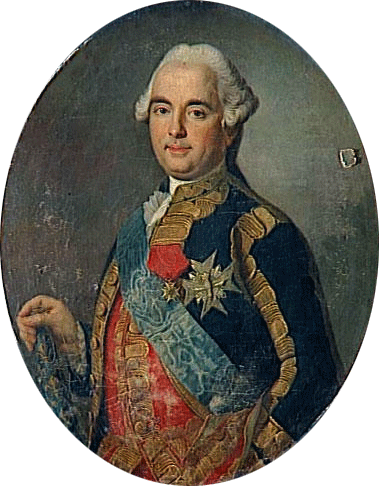 Портрет маршала де Брольи (1718-1804) Victor-Francois de Broglie. Musee national des chateaux de Versailles et de Trianon